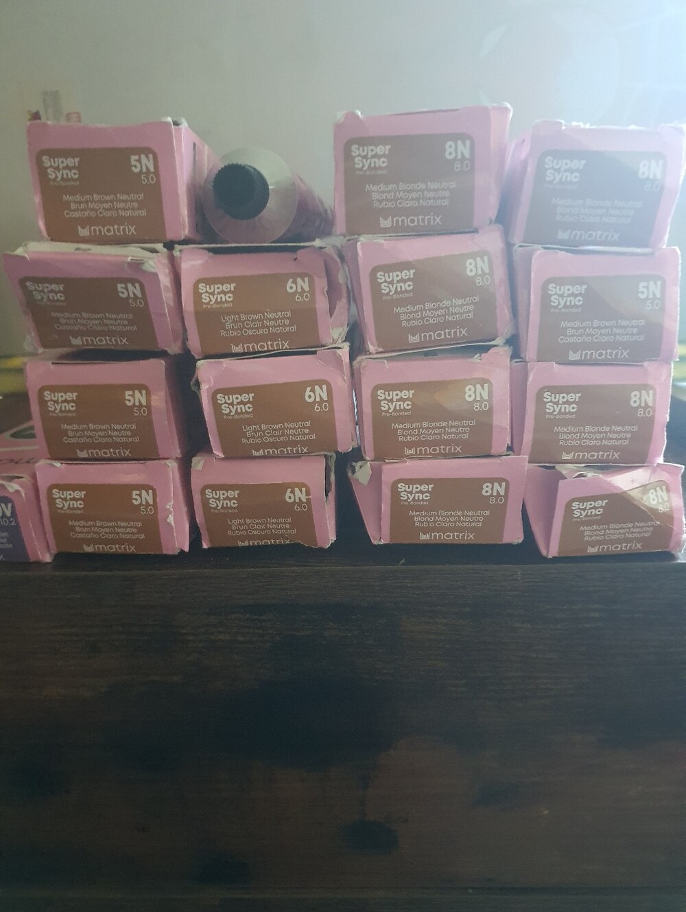 Matrix Super Sync Professional Hair Color - Pink Boxes 5N, 6N, 8N